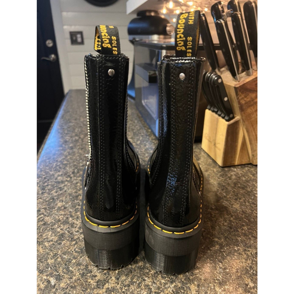 New Dr. Martens Distressed Chelsea Platform Boots - Picture 3 of 10